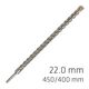 Force X 22.0 X 450/400 Sds-plus Rebar Drill Bit X4 Cutting Edges