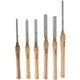 Chisel Set Wood Turning Hss 6 Piece Wooden Case