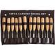 Chisel Set Wood Carving 12piece In Leather Pouch