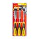 Wood Chisel 140mm Blade 3pc 13/19/25 With Pvc Handle