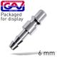 Quick Coupler Inserts Aro 6mm 2 Packaged