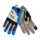 Mechanics Glove Large Synthetic Leather Palm Air Mesh Back Blue