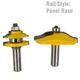 2pce Rail & Style & Panel Rase
