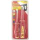 2pc Screwdriver Insulated Vde 3.5x75mm Slotted & Ph1x80mm