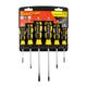 6pc Screwdriver Set With Wall Mountable Rack Ph Sl