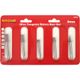 Rotary Burr Set 5 Pc Asstd 8mm Dia Tungsten