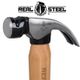 Hammer Claw Curved 450g 16oz Hick. Wood Handle