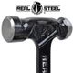 Hammer Ball Pein 700g 24oz Ultra Steel Handle REAL STEEL