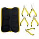 TORK CRAFT 5pc Mini Plier Set With Bag Micro