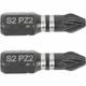Impact Pozi.2 X 25mm Ins.bit 2/card Pz2