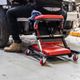 Mechanic Creeper/chair 2-in-1 Metal Frame Cushion 6 Wheel