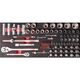 Tool Box 154 Pce 3 Drawer & Top Tray 535x255 X 315mm Track Box
