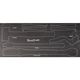 Tool Box 154 Pce 3 Drawer & Top Tray 535x255 X 315mm Track Box