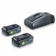 FESTOOL 18V 2xTBX4/TCL6 Energy Set with 2 x 4.0Ah Tabless Batteries